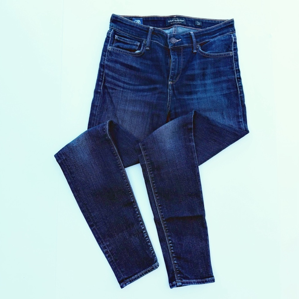 Lucky Brand Women's Indigo ankle Skinny Jeans Sz 4/27